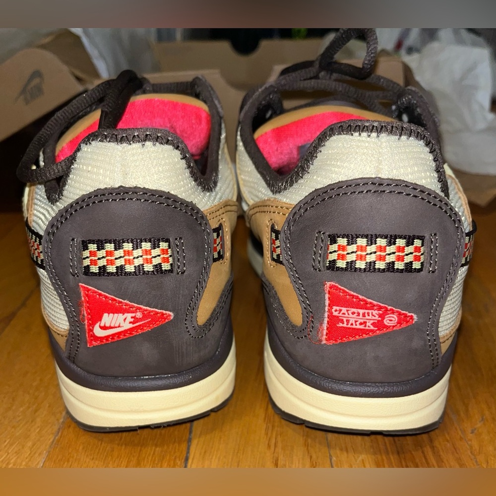 Men’s Nike Air Max 1 x Travis Scott Cactus Jack Baroque Brown Size 9 DO9392-200 - Picture 8 of 15